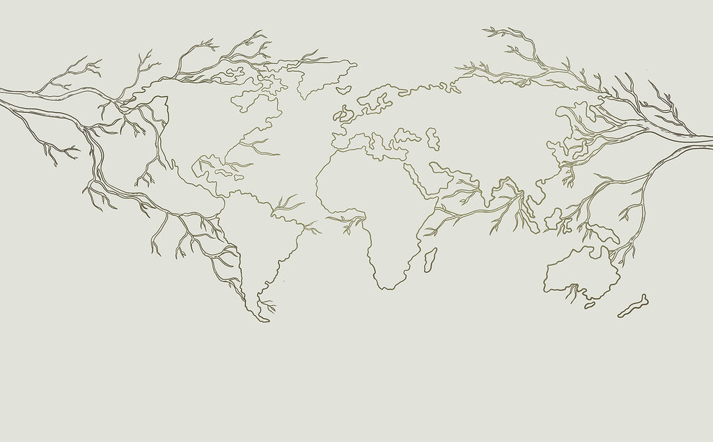 Mapa entre ramas — diseño completo