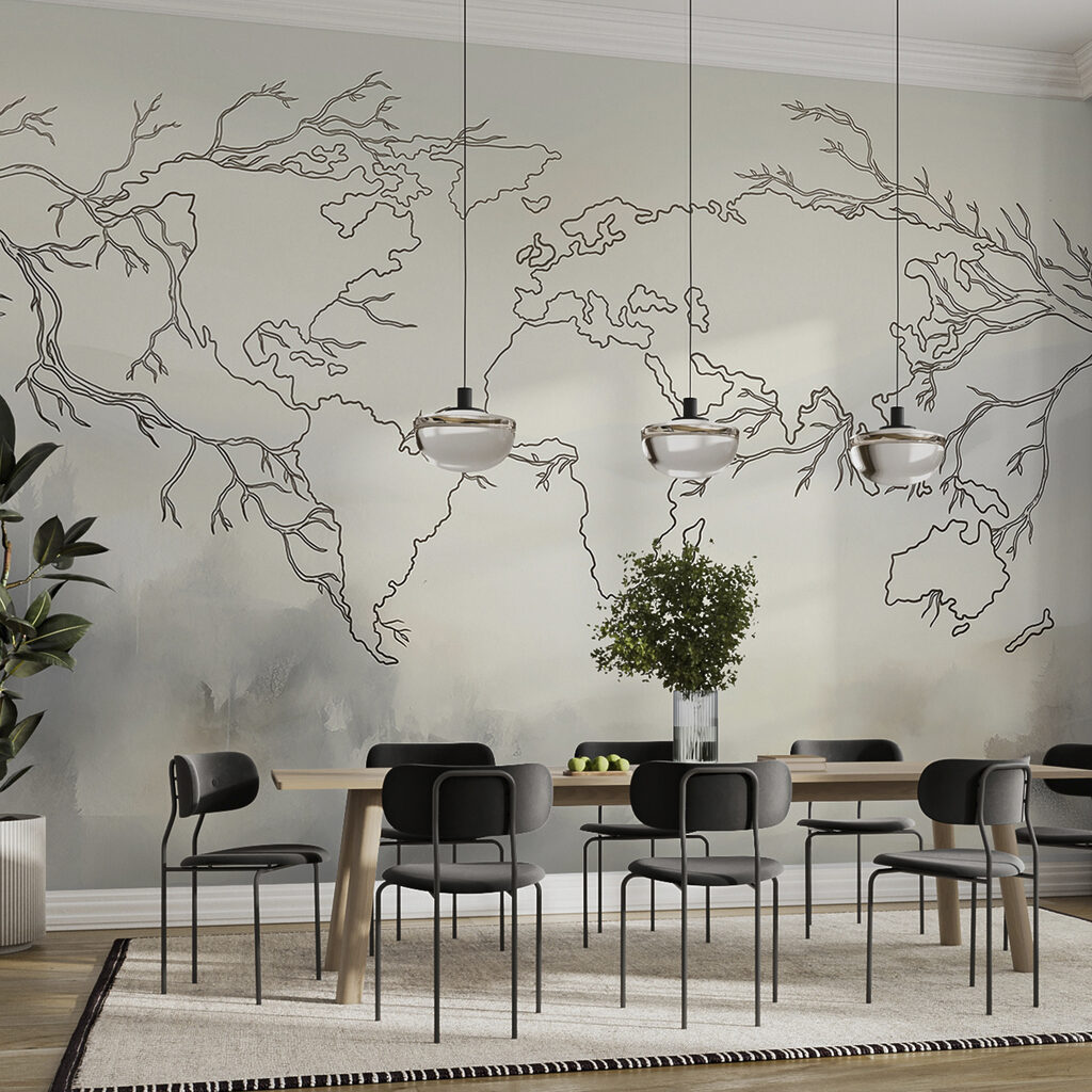 Mapa entre niebla — interior 1