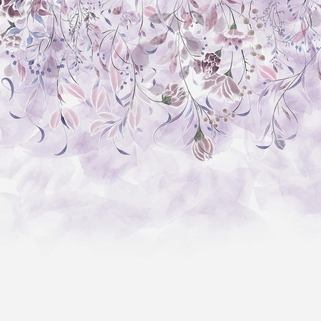 Ramas florales colgantes — diseño completo