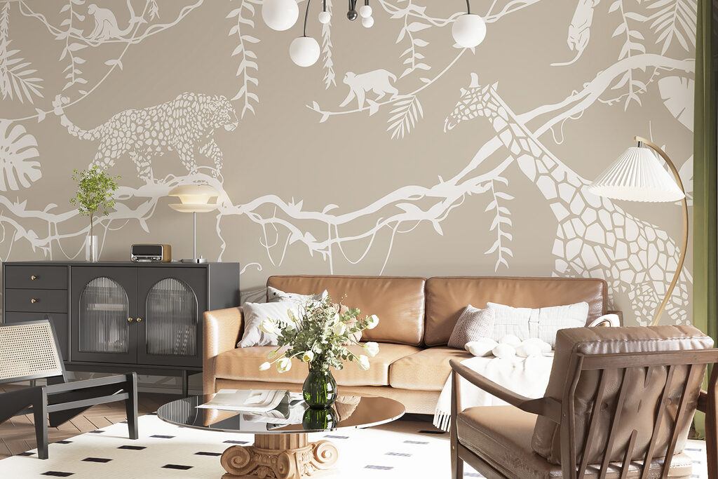 Animales en contornos blancos — interior 2