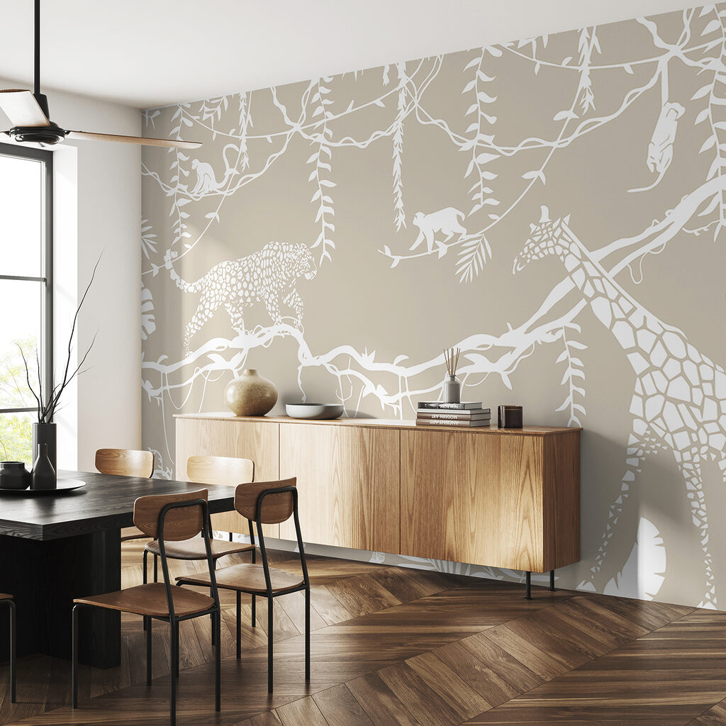 Animales en contornos blancos — interior 3