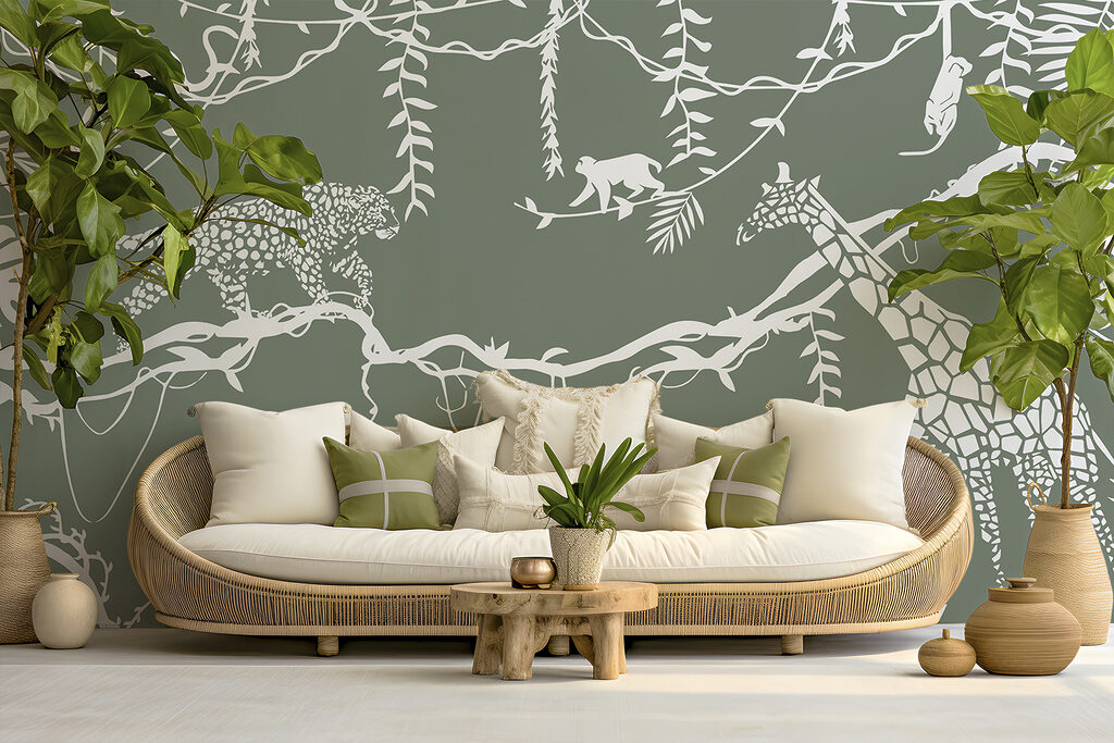 Animales en contornos blancos — interior 2