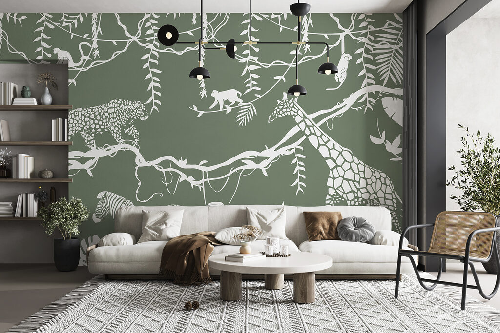 Animales en contornos blancos — interior 3