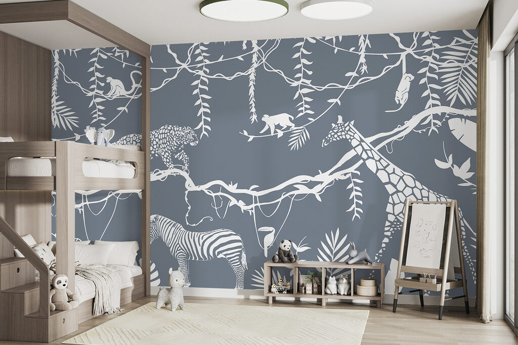 Animales en contornos blancos — interior 3