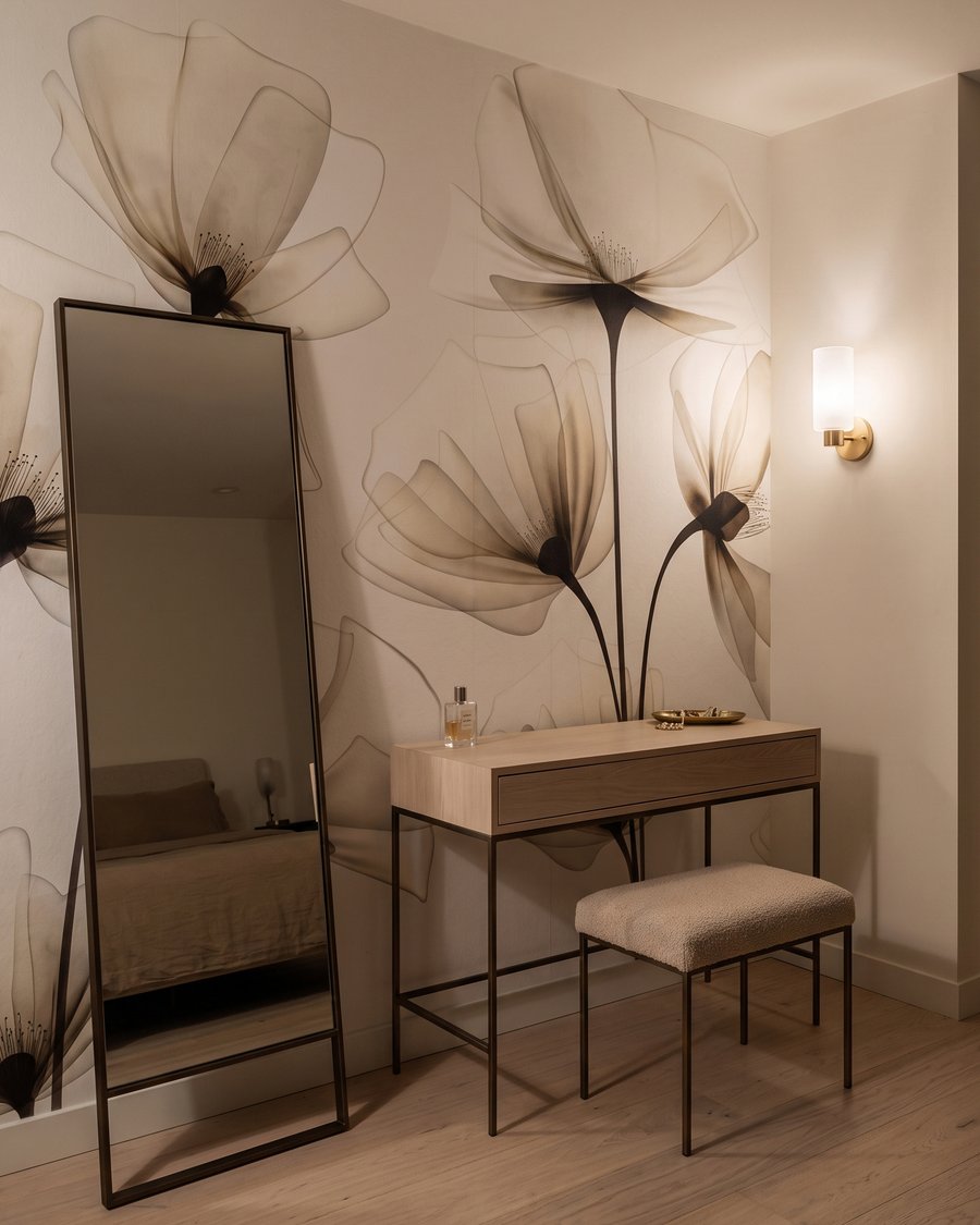 Flores de pétalos translúcidos — interior 3