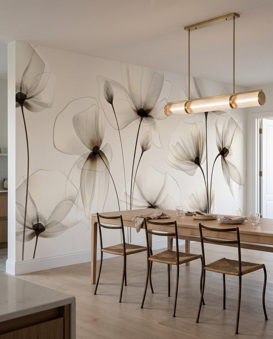 Flores de pétalos translúcidos — interior 1