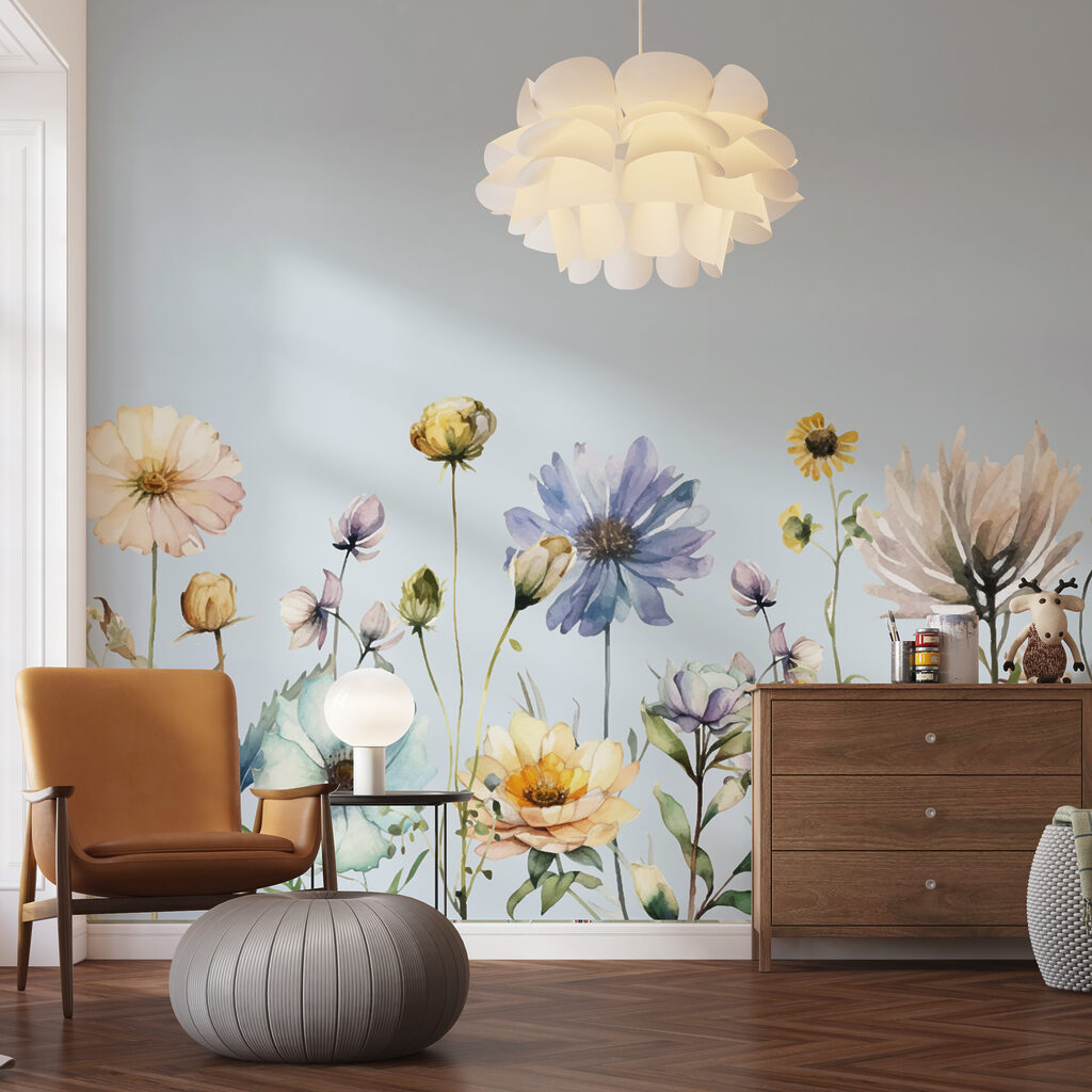 Flores silvestres, cielo claro — interior 1