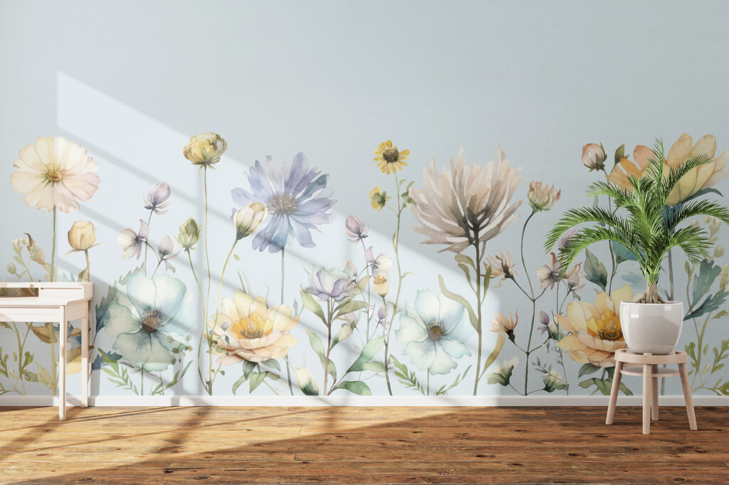 Flores silvestres, cielo claro — interior 2