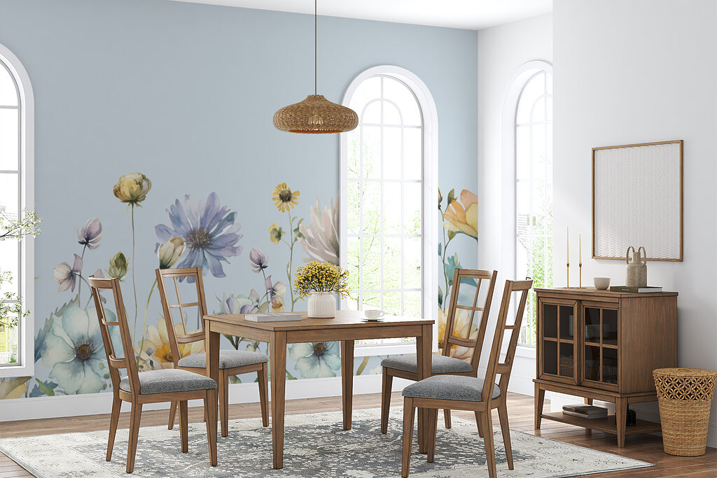 Flores silvestres, cielo claro — interior 3
