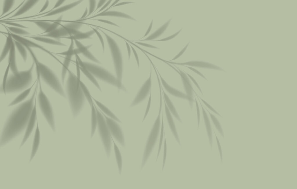 Sombra de hojas verdes — diseño completo
