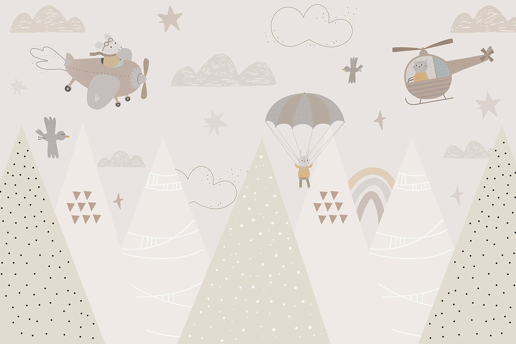 Animales en el cielo — diseño completo