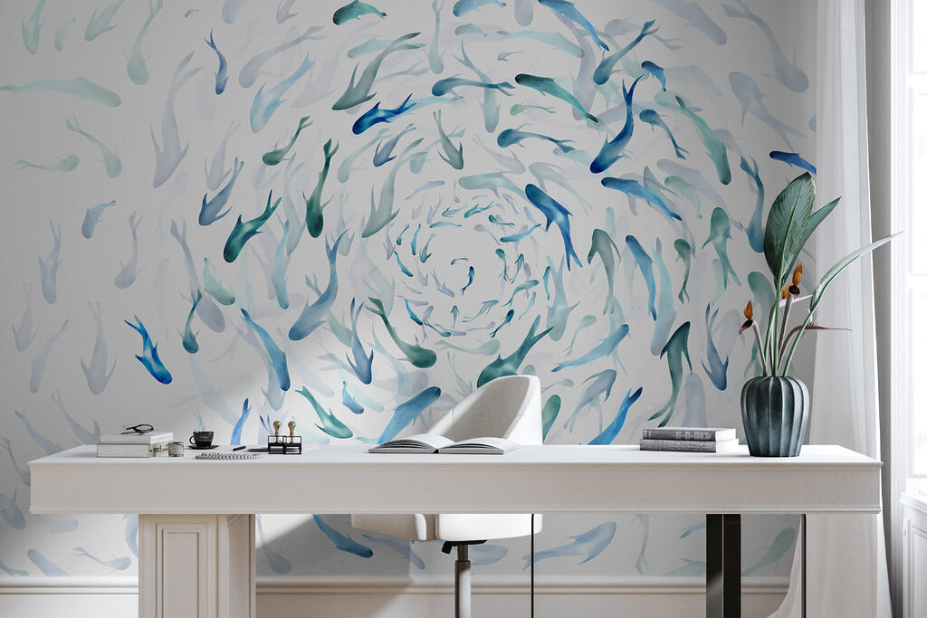Peces en un remolino — interior 2
