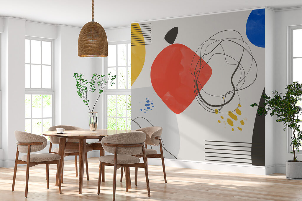 Manchas con trazos sueltos — interior 3