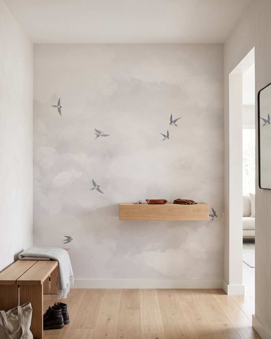 Aves entre nubes — interior 5