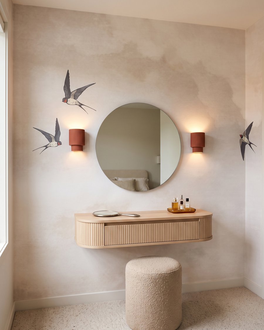 Aves entre nubes — interior 4