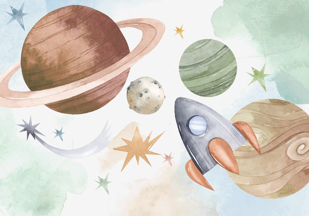 Viaje entre las estrellas — diseño completo