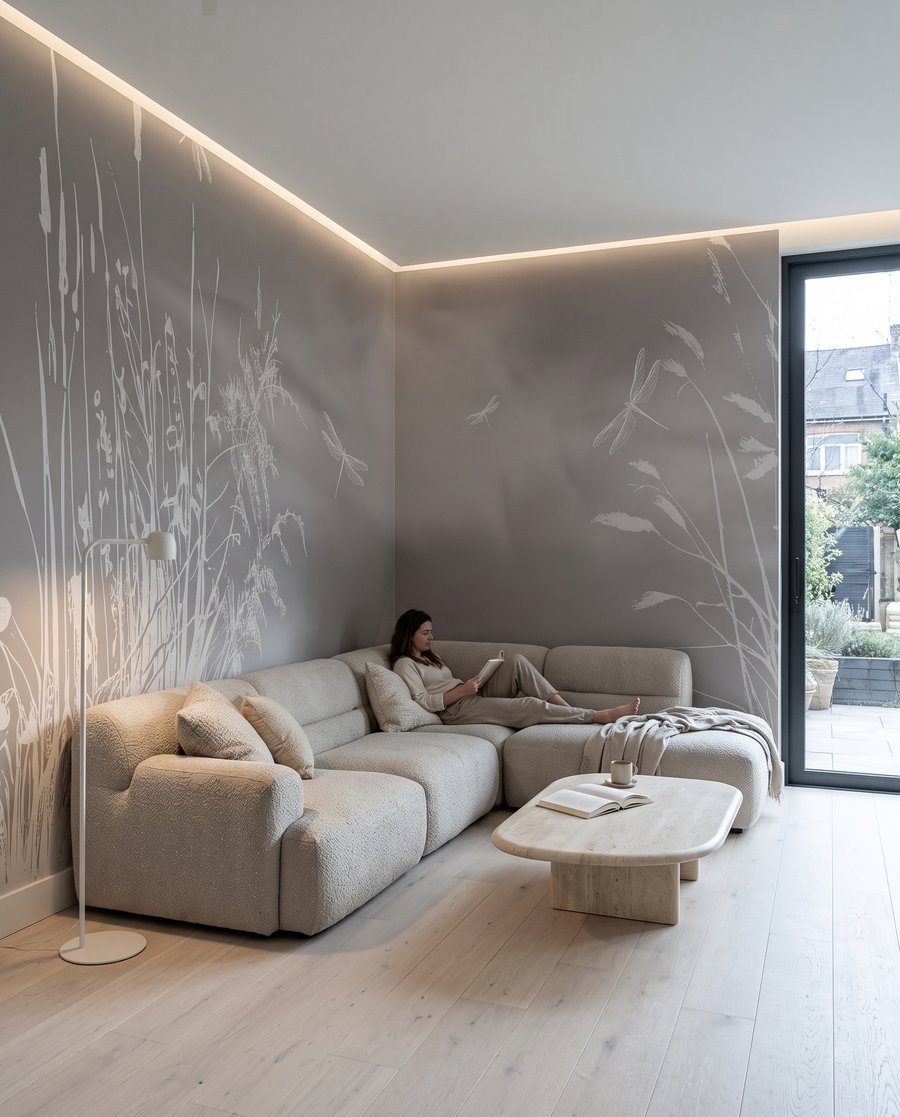 Libélulas entre hierbas — interior 6