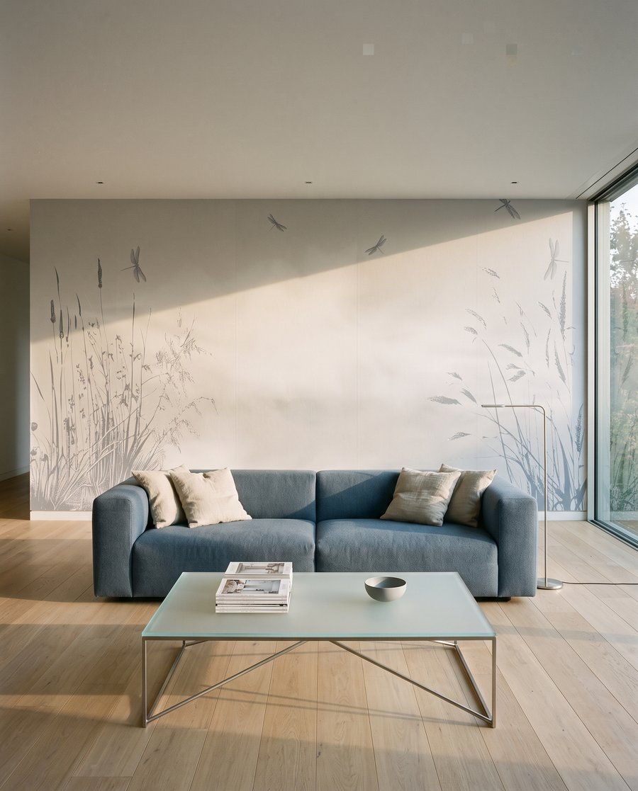 Libélulas entre hierbas — interior 1