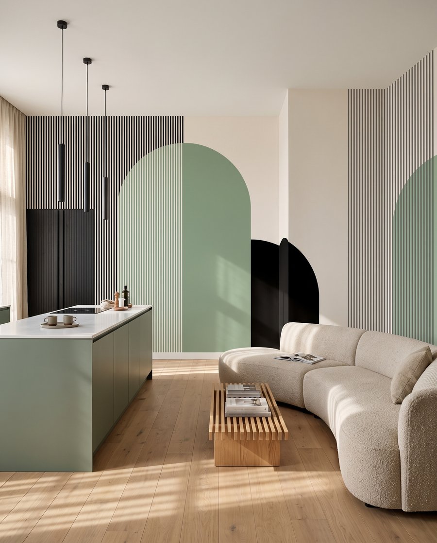 Arcos y finas rayas — interior 3