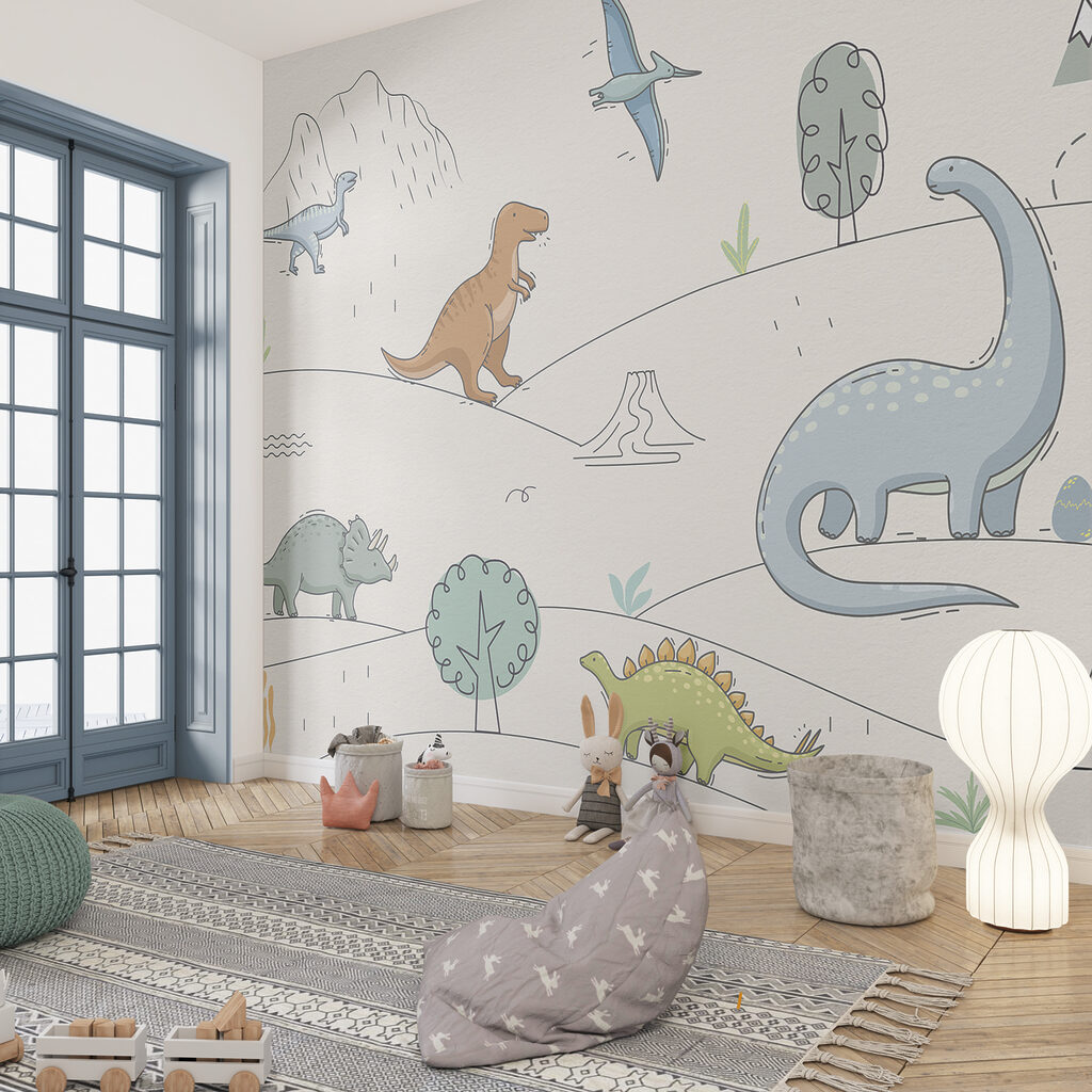 Dinosaurios en contornos finos — interior 3