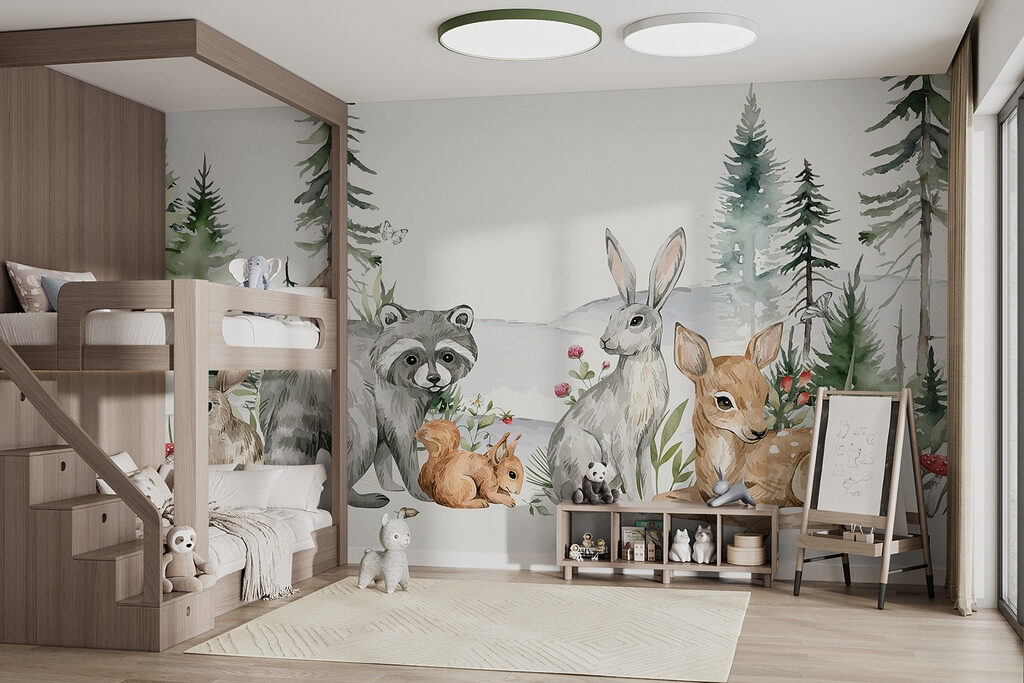 Animales jóvenes del bosque — interior 1