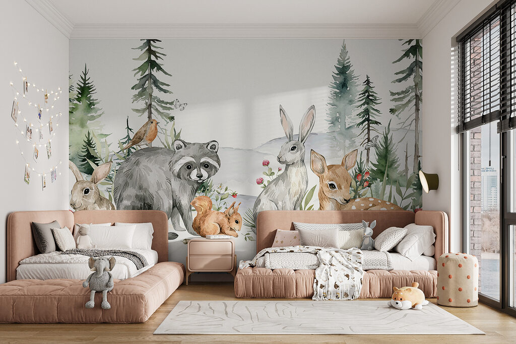 Animales jóvenes del bosque — interior 2