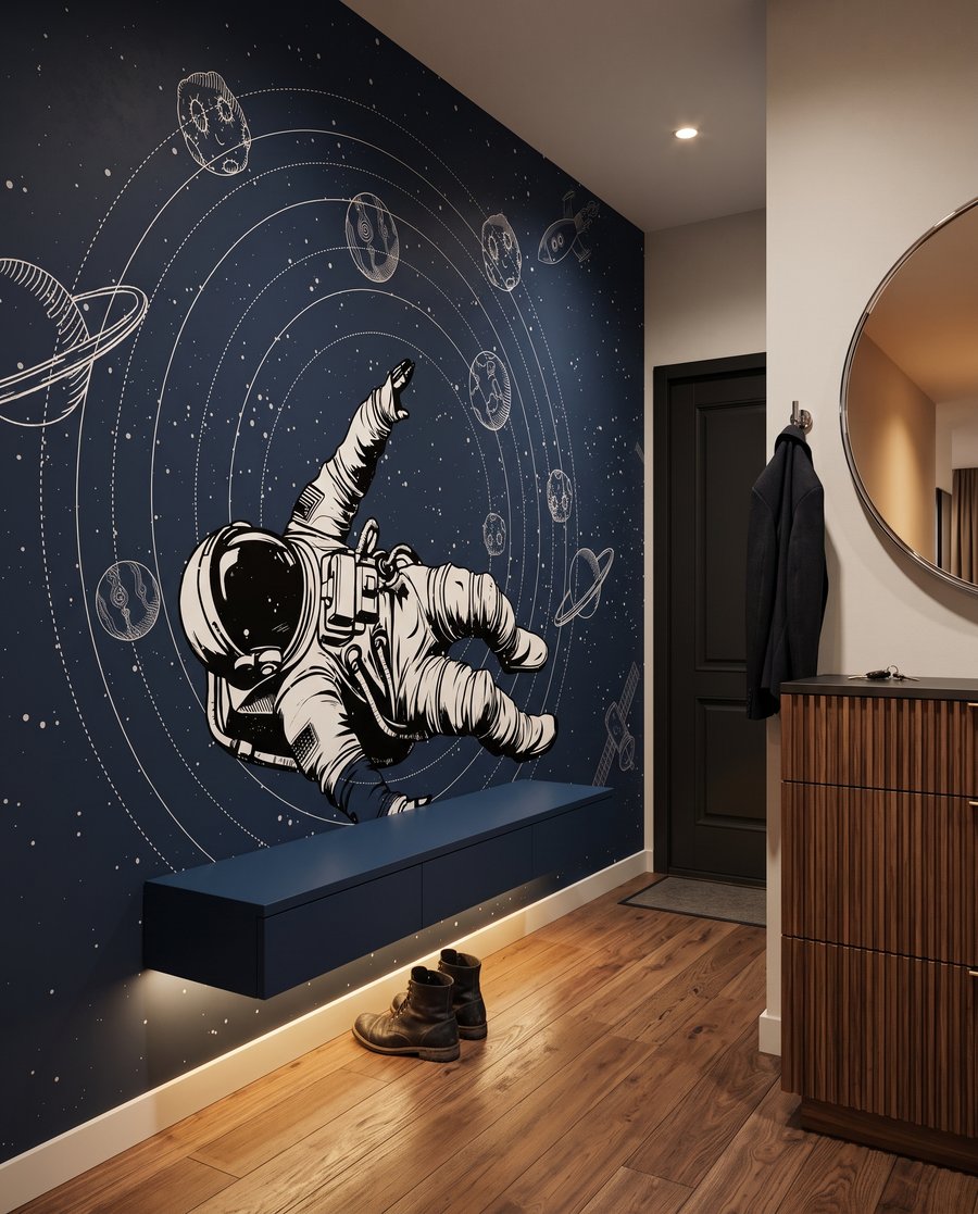 Astronauta entre órbitas — interior 5