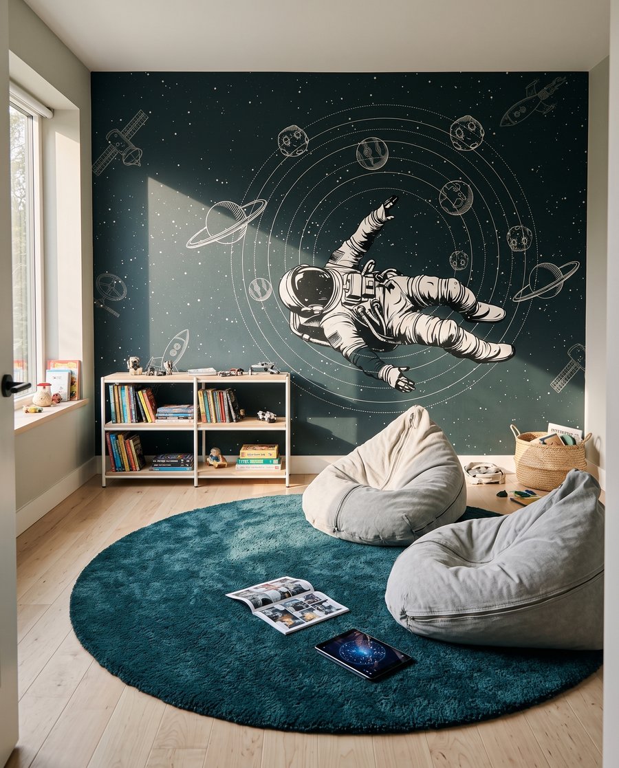 Astronauta entre órbitas — interior 1
