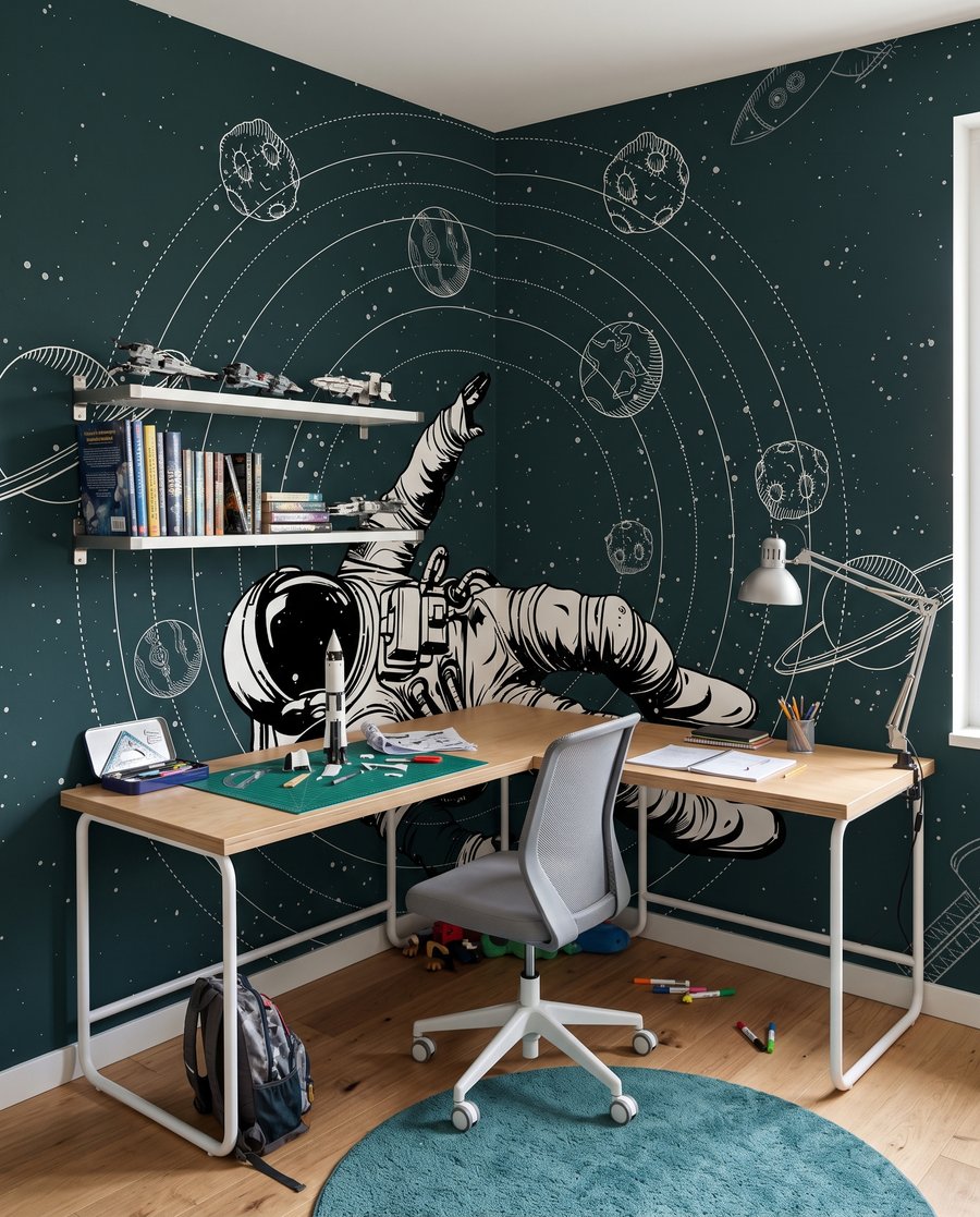 Astronauta entre órbitas — interior 3