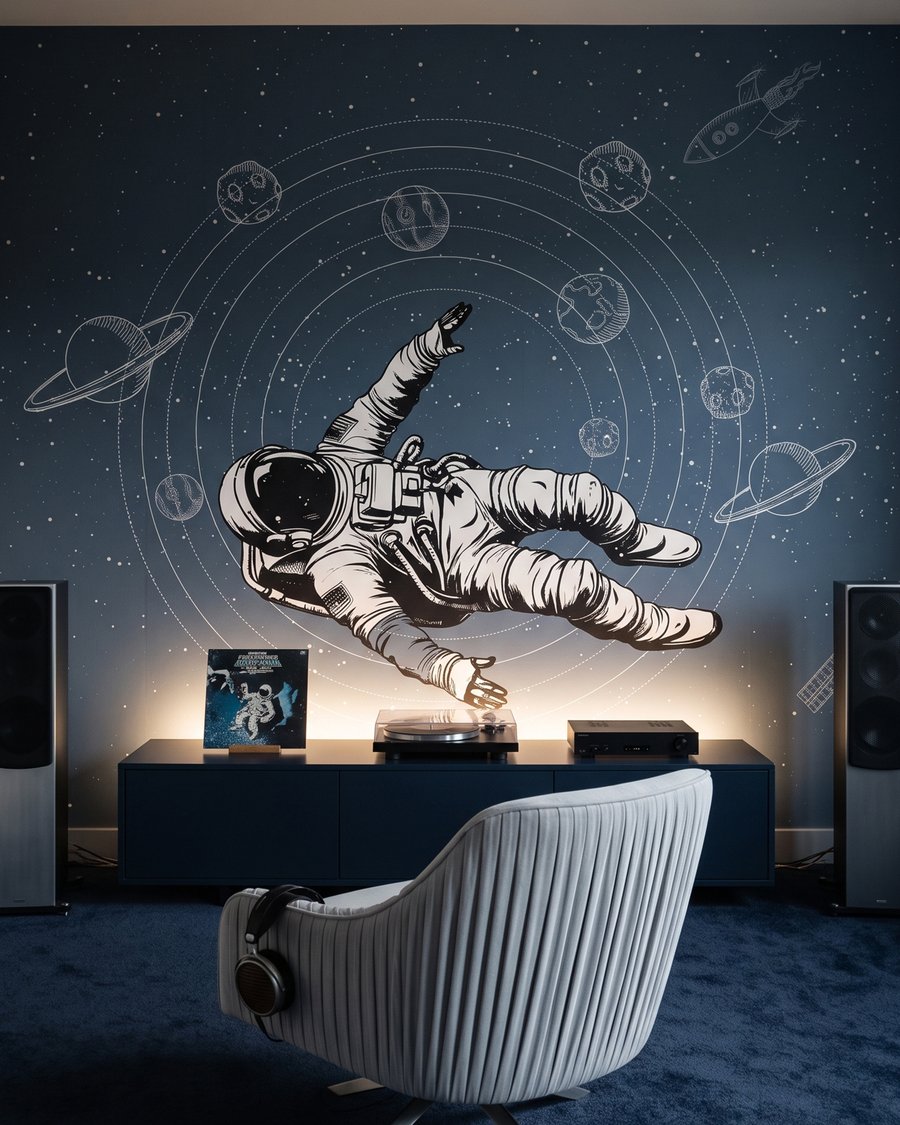 Astronauta entre órbitas — interior 1
