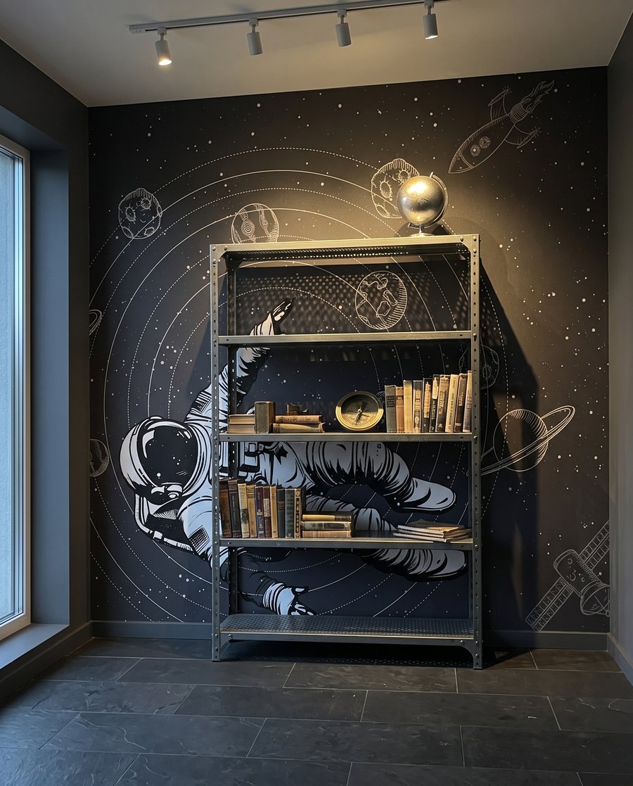 Astronauta entre órbitas — interior 1