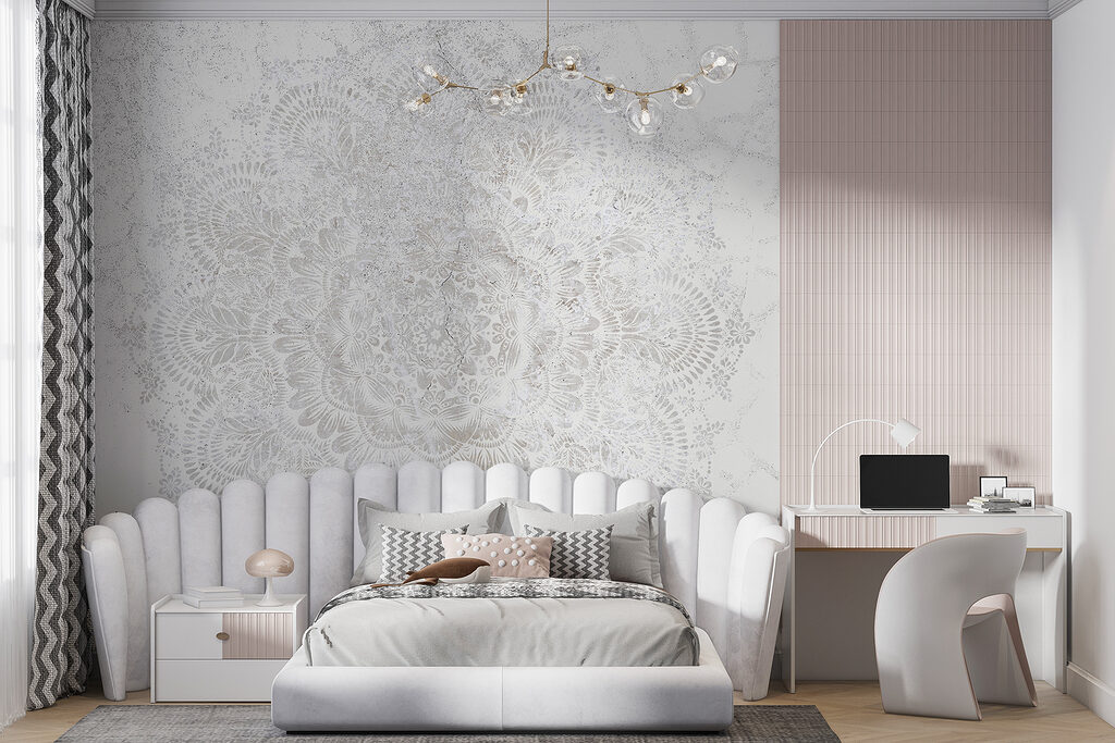 Mandala en gris claro — interior 4