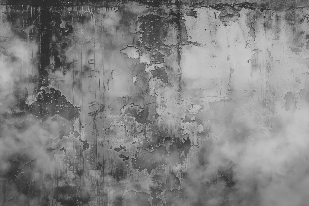Pintura gris desgastada — diseño completo