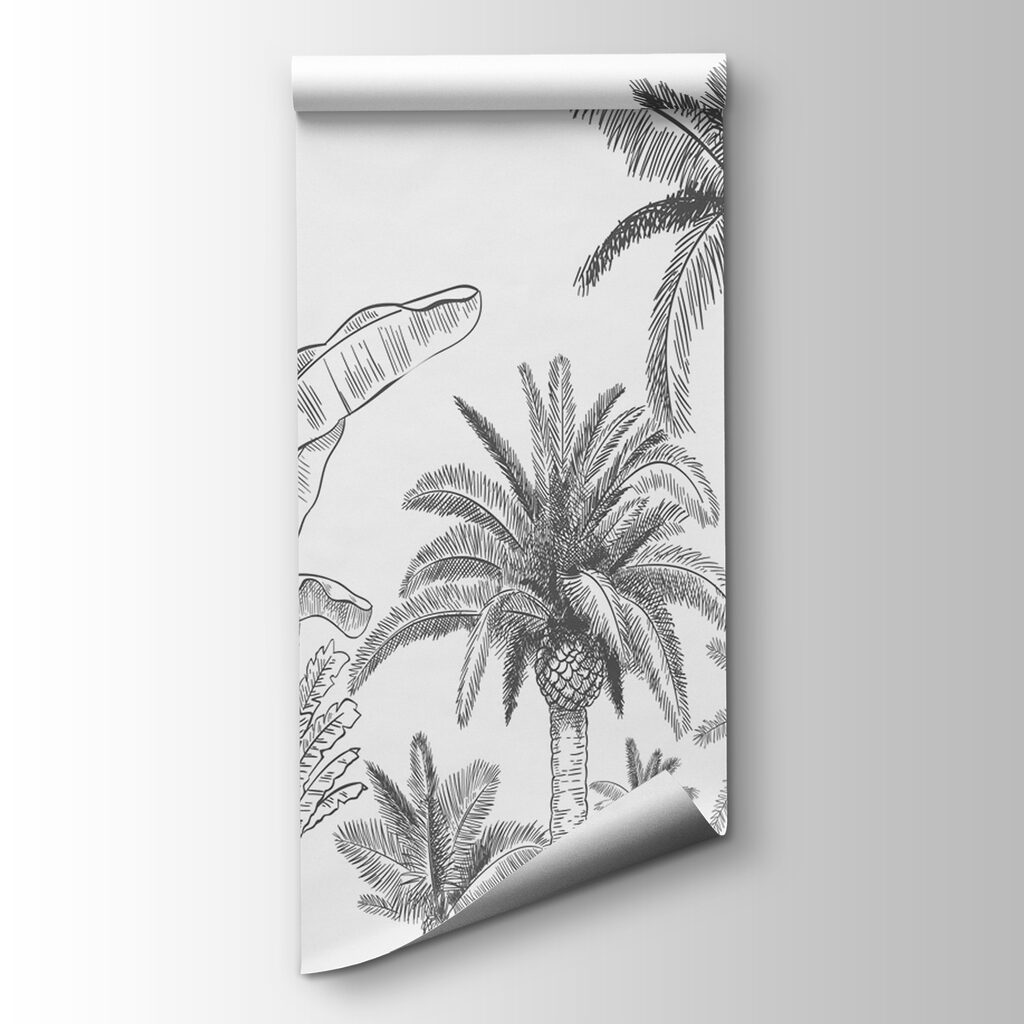 Palmeral en tinta negra — vista del producto