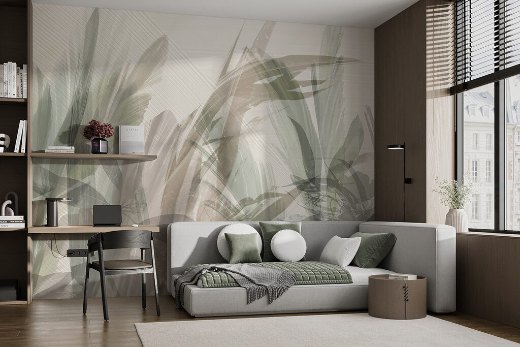 Hojas transparentes en capas — interior 1