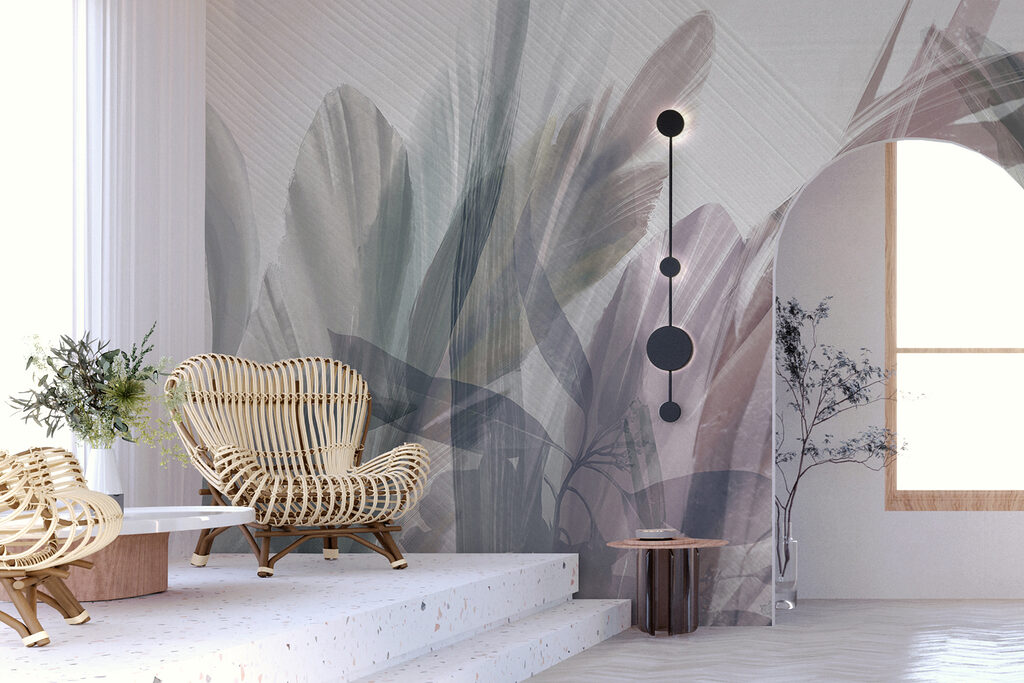 Hojas transparentes en capas — interior 3