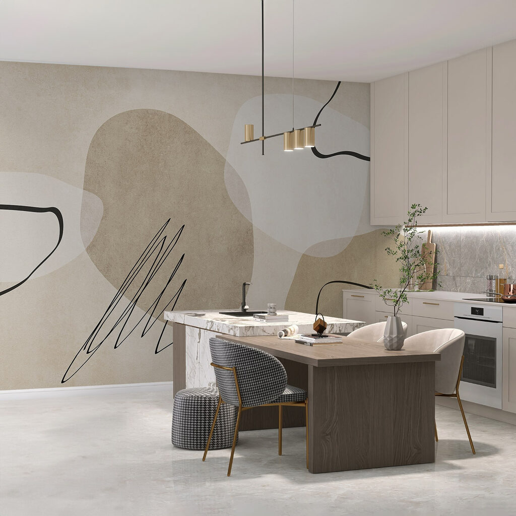 Formas con garabatos negros — interior 2