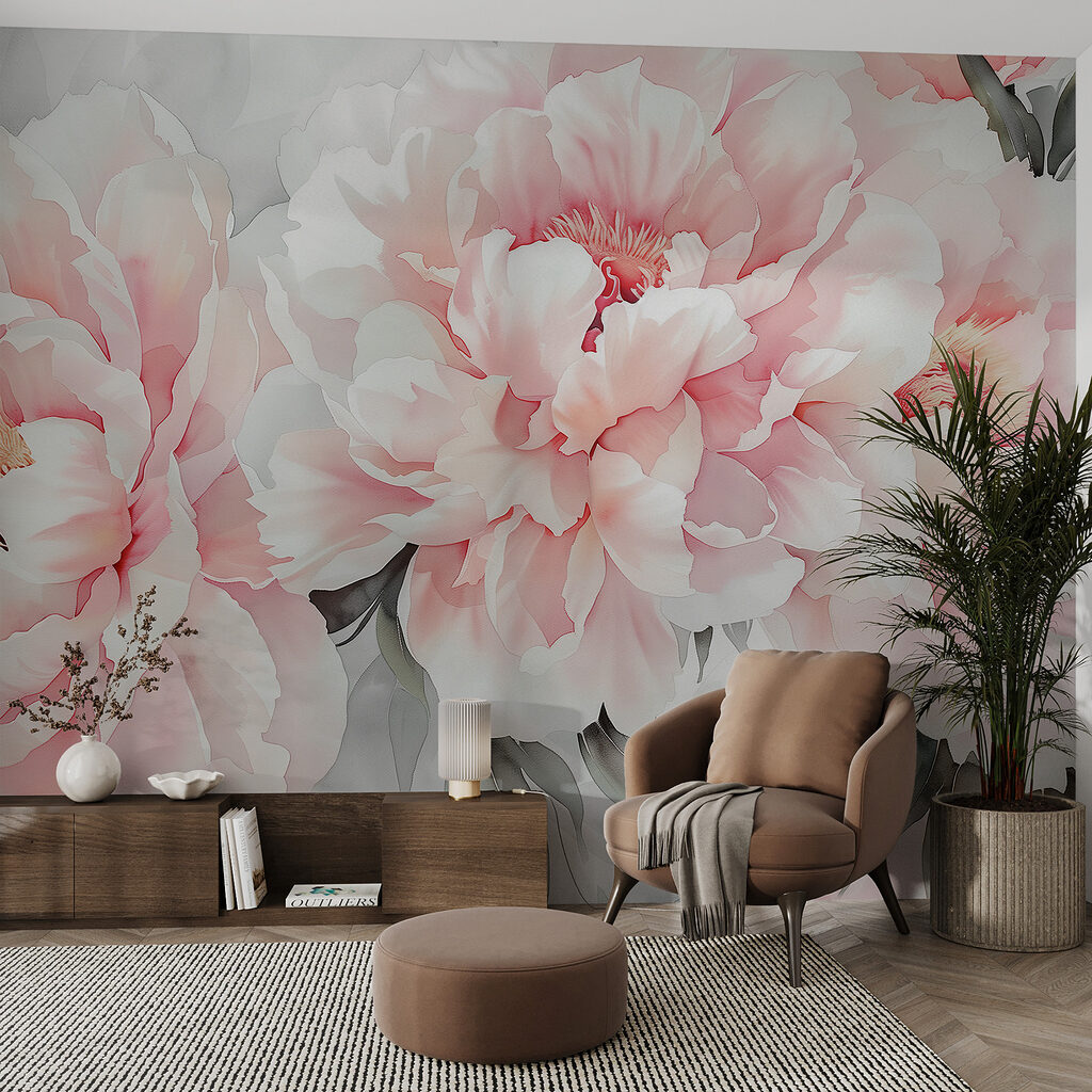 Peonías en tonos rosas — interior 2