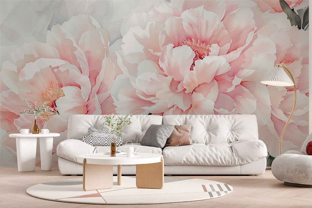 Peonías en tonos rosas — interior 3