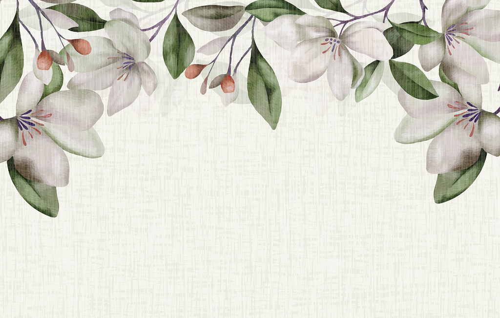 Ramas de magnolia — diseño completo