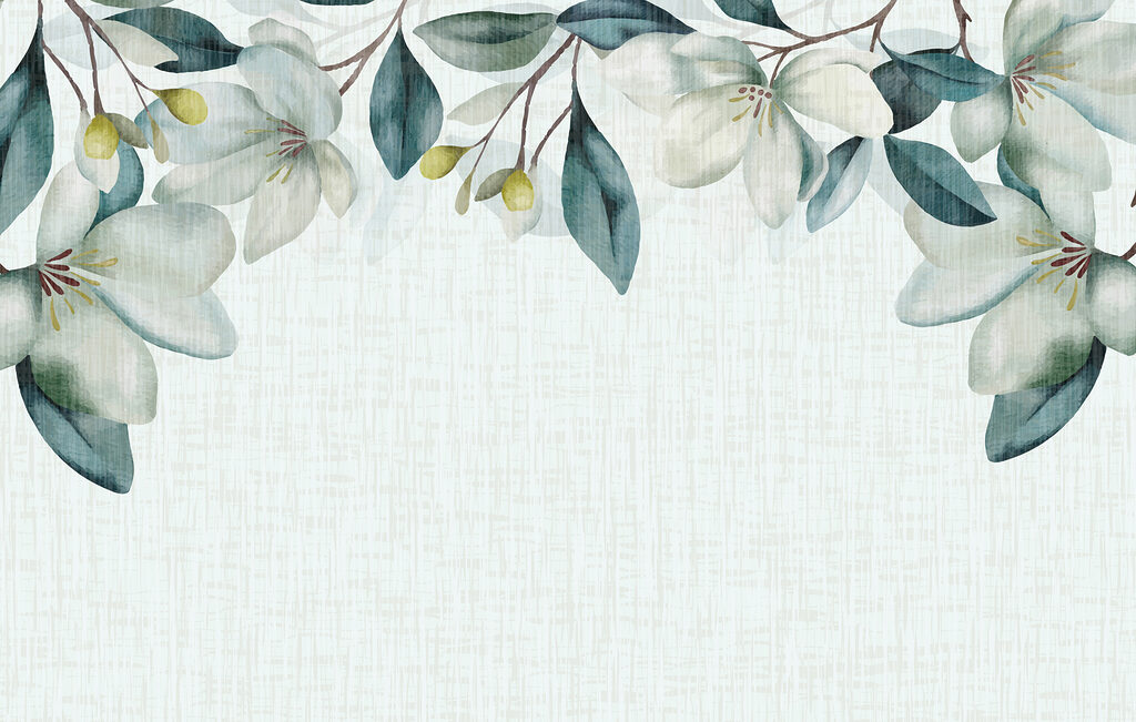 Ramas de magnolia — diseño completo
