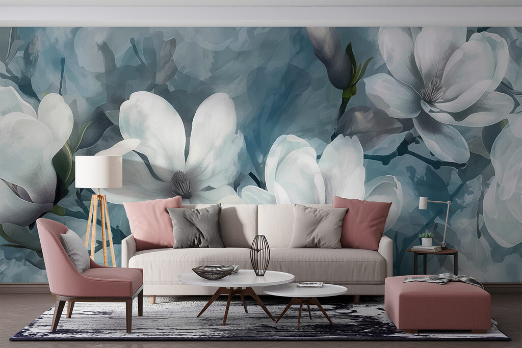 Magnolia blanca en capas — interior 2
