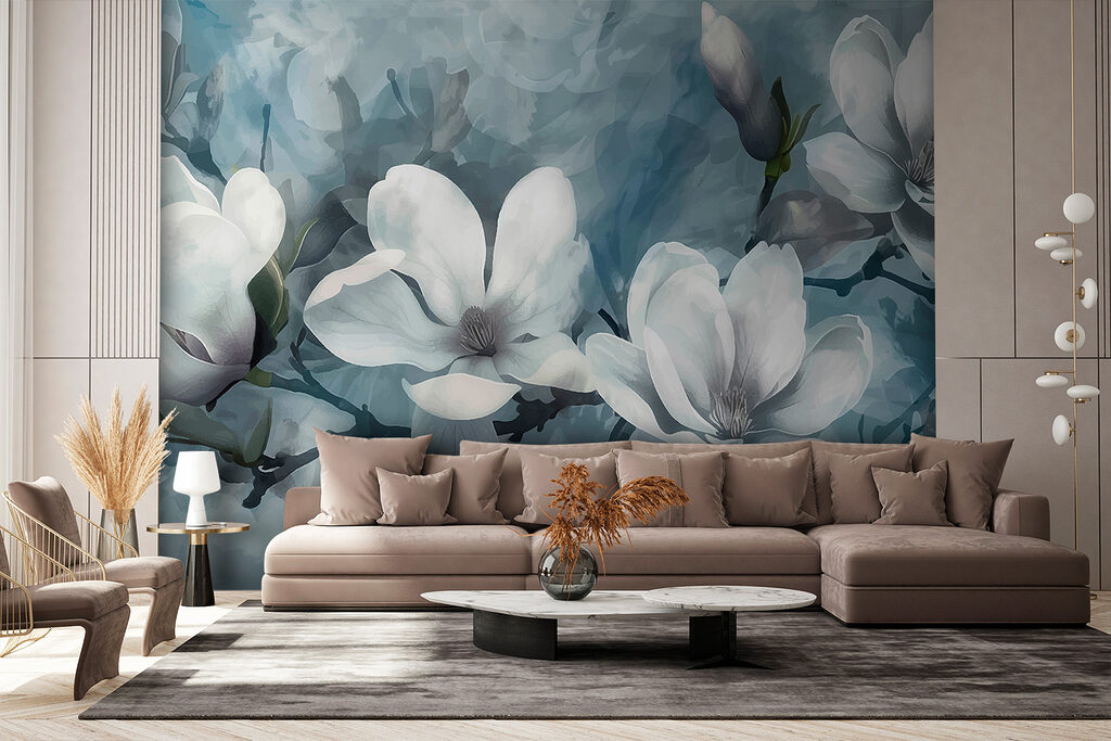 Magnolia blanca en capas — interior 3