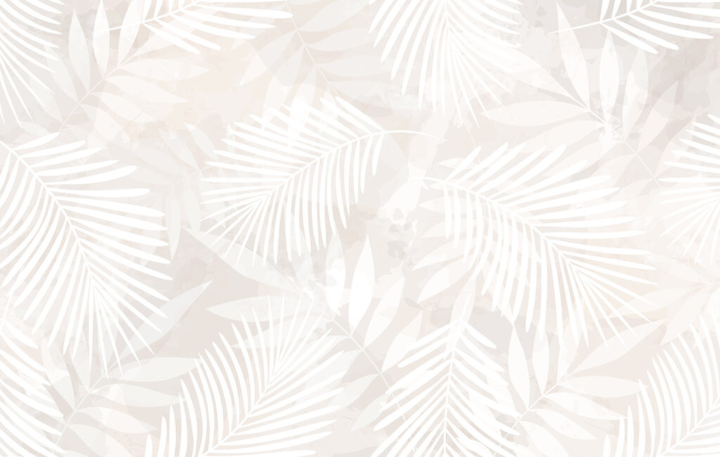 Palmas casi blancas — diseño completo