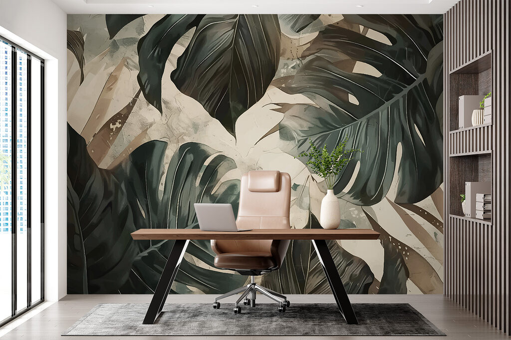 Hojas tropicales grandes — interior 3