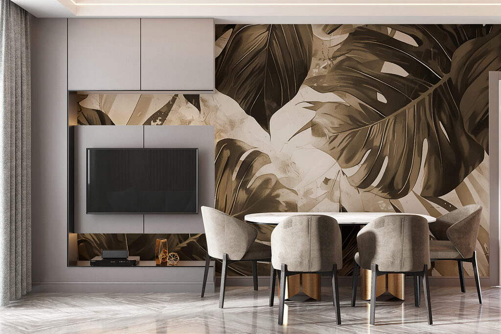 Hojas tropicales grandes — interior 3