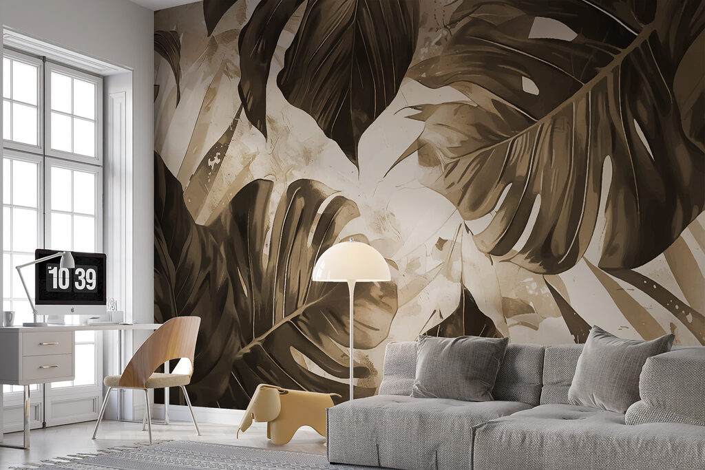 Hojas tropicales grandes — interior 4