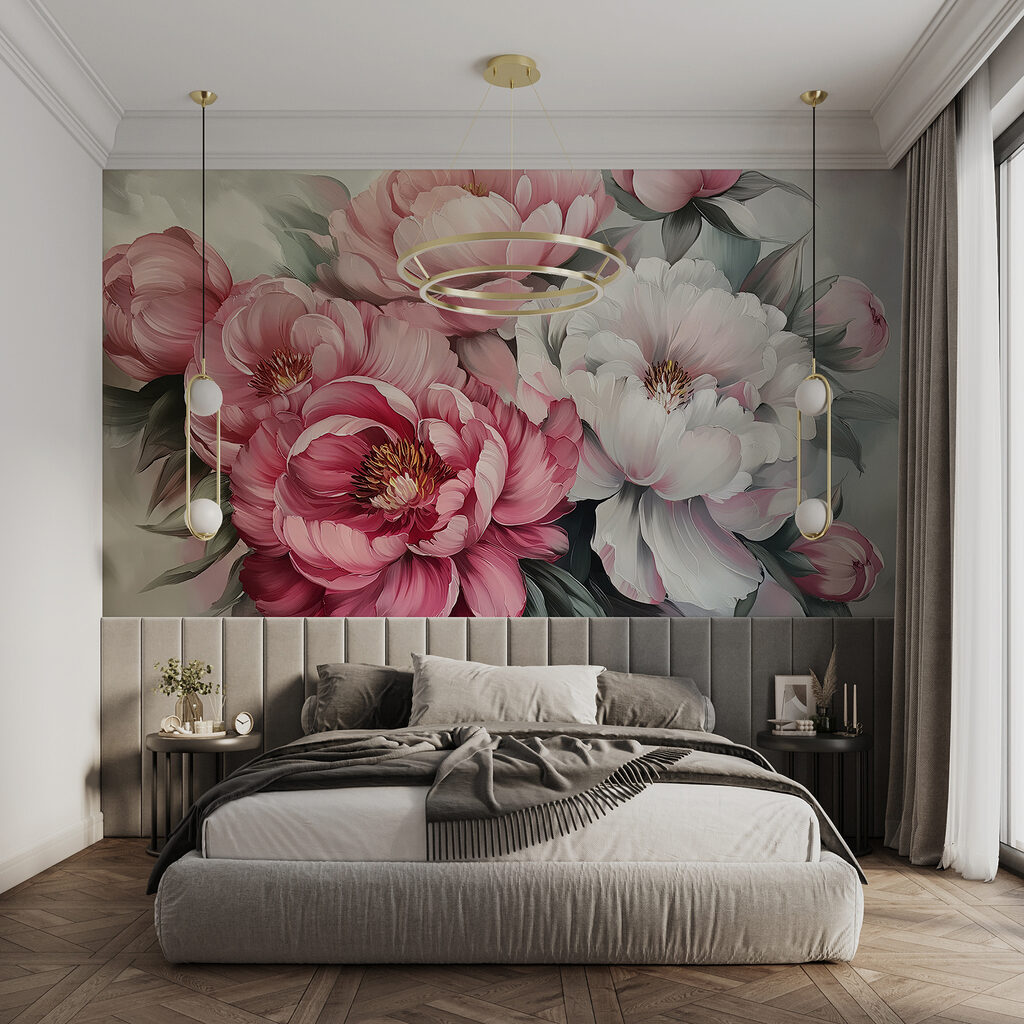 Peonías rosas llenas — interior 2