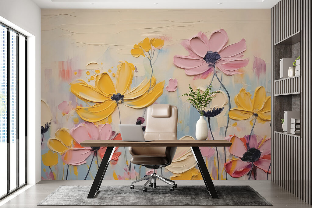Flores en capas amarillas — interior 2