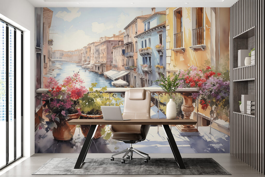 Balcón sobre un canal — interior 2